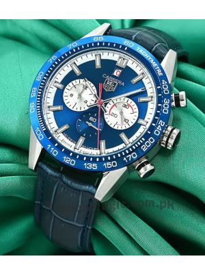 Tag Heuer CARRERA Calibre Heuer 02 Blue Watch Price in Pakistan