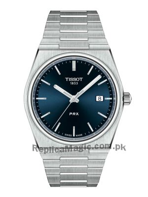 Tissot PRX Silver Stainless Steel Blue Dial Quartz Watch for Gents Price in Pakistan