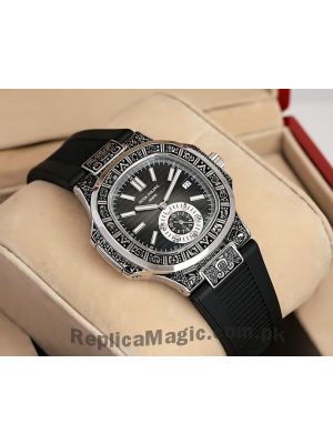 Patek Philippe  Nautilus engraved Annual Calendar Watch  Price in Pakistan