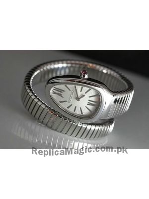 Bvlgari Serpenti Silver Opaline Dial Ladies Watch Price in Pakistan