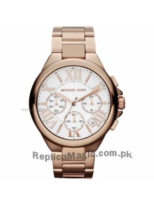 MICHAEL KORS  Oversized Bradshaw Rose Gold-Tone Watch Price in Pakistan