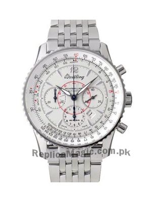 Breitling Montbrillant Chronograph White Dial Watch Price in Pakistan