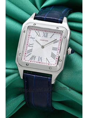 Cartier Santos Dumont Ladies Blue Straps Watch Price in Pakistan