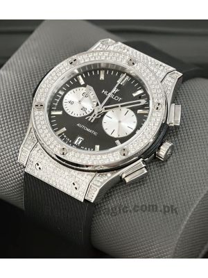 Hublot Classic Fusion Diamond Dial Diamond Bezel Watch Price in Pakistan