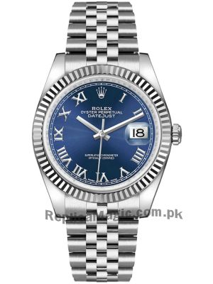 Rolex Datejust 36 Blue Roman Numeral Dial Watch Price in Pakistan