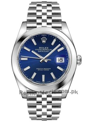 Rolex Datejust 41 Blue Dial Steel Men's Watch Price in Pakistan