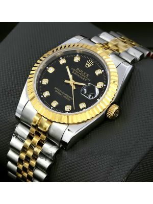 Rolex Datejust Black Diamond Dial Watch Price in Pakistan