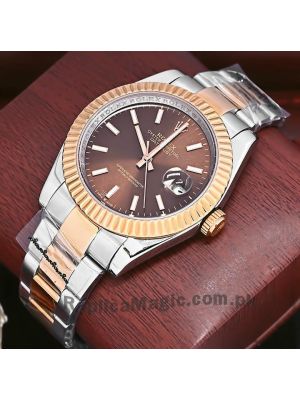 Rolex DateJust Brown Dial Watch Price in Pakistan