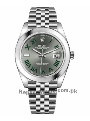 Rolex Datejust Gray Wimbledon Dial Watch  (2022) Price in Pakistan