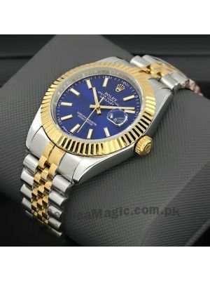 Rolex Datejust Two-Tone Blue Dial Watch Price in Pakistan