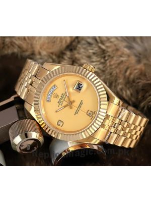 Rolex Day-Date Gold Dial Watch Price in Pakistan