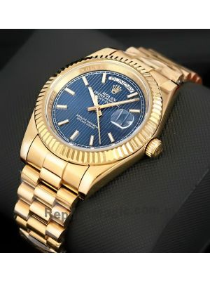 Rolex Day Date Blue Dial Watch Price in Pakistan