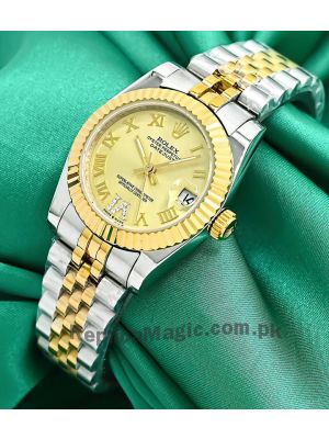 Rolex Lady Datejust Champagne Dial Watch Price in Pakistan