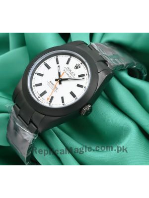 Rolex Milgauss Black PVD with White Dial Watch Price in Pakistan