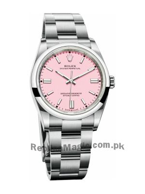 Rolex Oyster Perpetual Pink Dial Watch Price in Pakistan