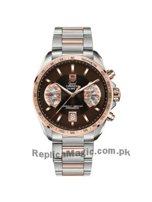 Tag Heuer Grand Carrera Calibre 17 Brown Dial-Stainless Steel Watch Price in Pakistan