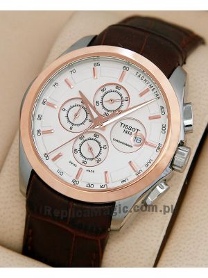 Tissot 1853 Couturier Chronograph Brown Leather Starp Watch Price in Pakistan