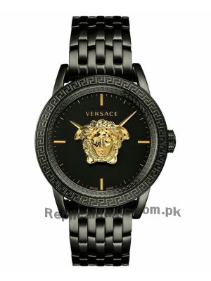 Versace Men's Swiss Palazzo Empire Black Ion-Plated Stainless Steel  Watch Price in Pakistan