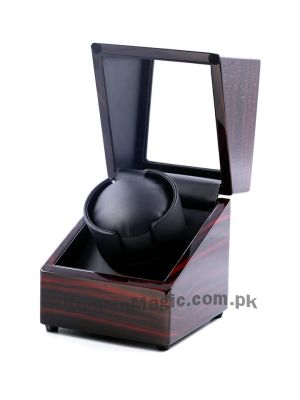Wooden Watch Winder Box Brown Price in Pakistan
