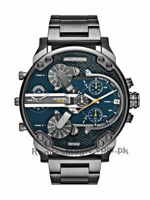 Diesel Men's DZ7331 The Daddies Series Analog Display Analog Quartz Black Watch Price in Pakistan
