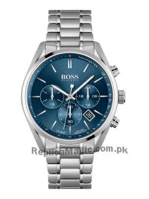Hugo Boss Mens Chronograph Champion Blue Dial 44mm Watch Price in Pakistan