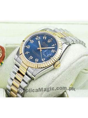 ROLEX Datejust  Blue Concentric Dial Two Tone Watch Price in Pakistan