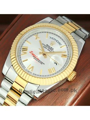 Rolex Day-Date II Two Tone Silver Dial Watch 2021 Price in Pakistan